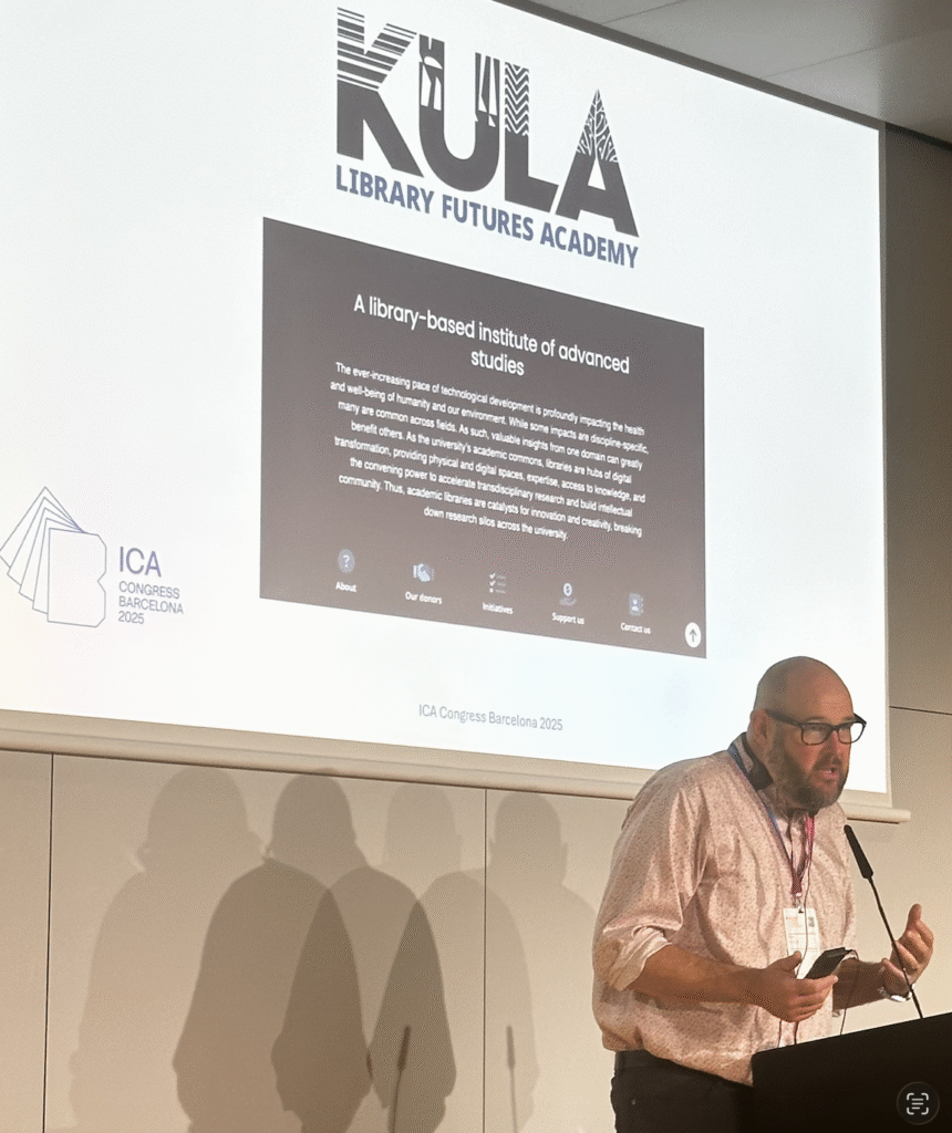 Matt Huculak at podium