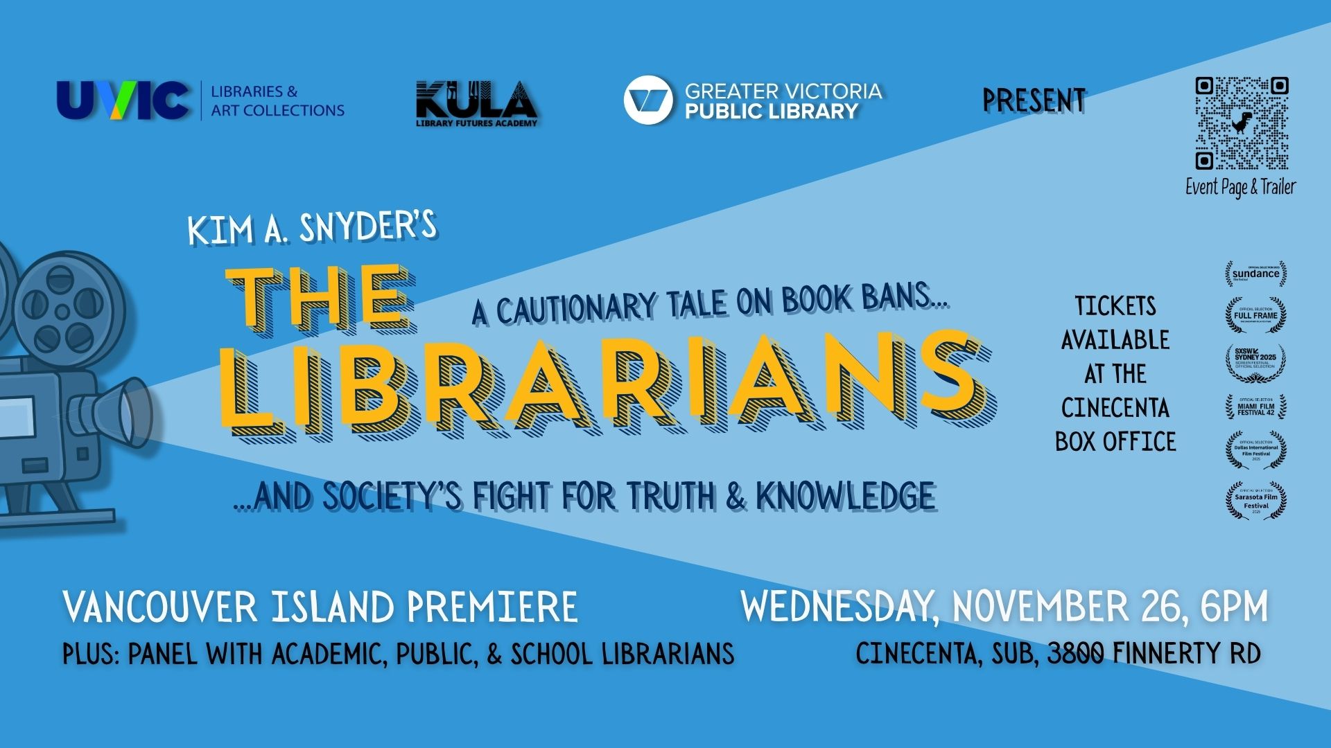 Vancouver Island Premiere of The Librarians
